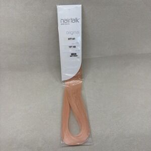 Hairtalk Tape In Extensions Original Fantasy Color Soft Peach 12 Tapes 19" NEW